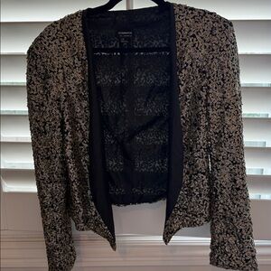 HOMMAGE from LA sequin black w gold jacket